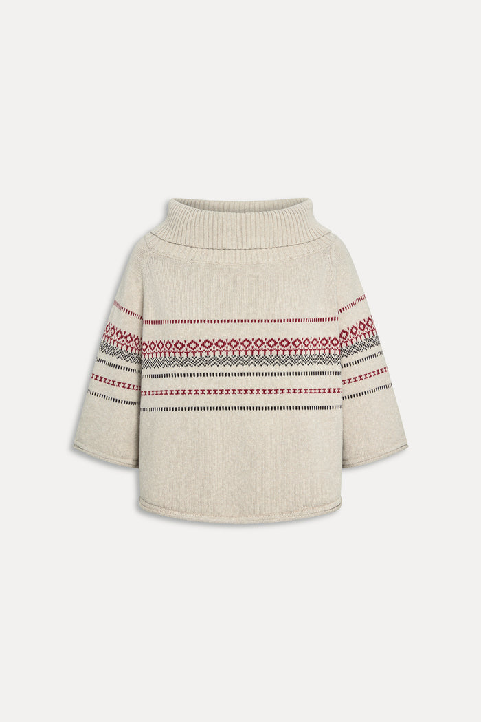 Adams Cotton Knit Poncho - Taos