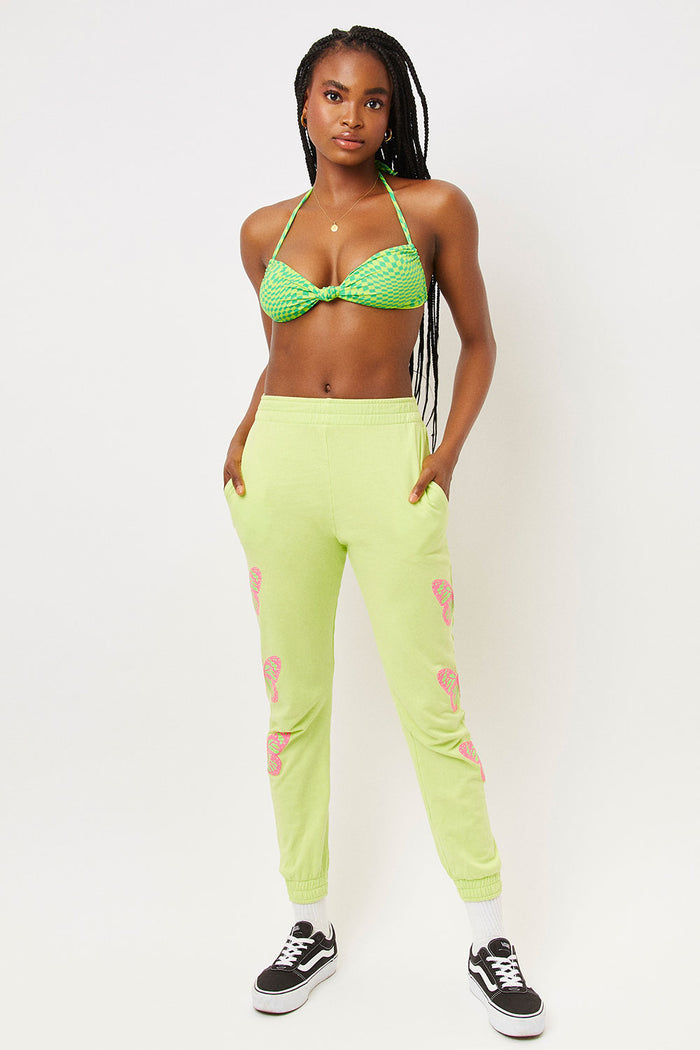 Aiden Grass Butterfly Slim Fit Sweatpant