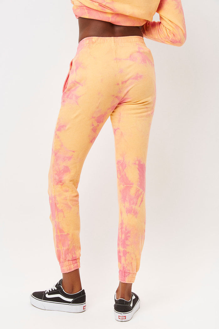 aiden sherbet tie dye slim fit sweatpant with pockets