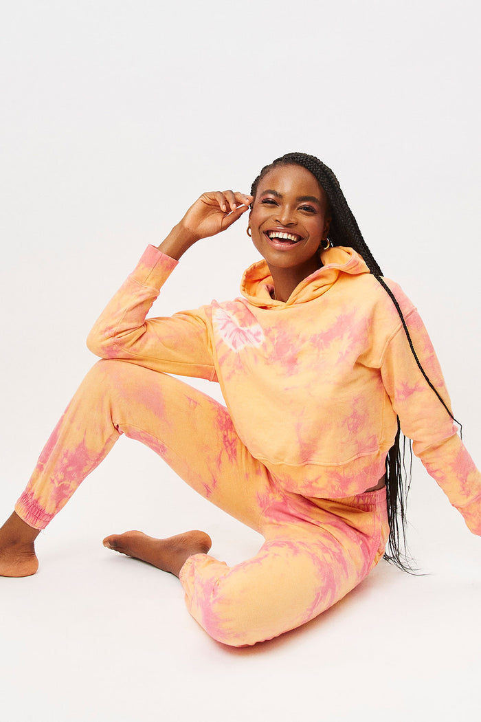 aiden sherbet tie dye slim fit sweatpant with pockets