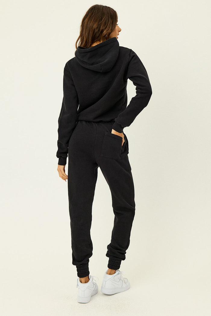 Aiden Black Oversized Hoodie
