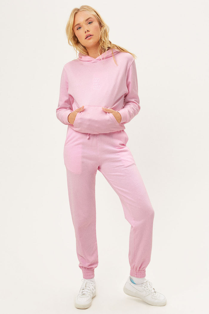 Aiden Love Pink Oversized Hoodie