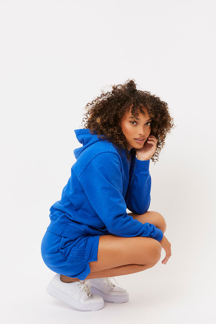 Aiden Pacific Blue Oversized Hoodie