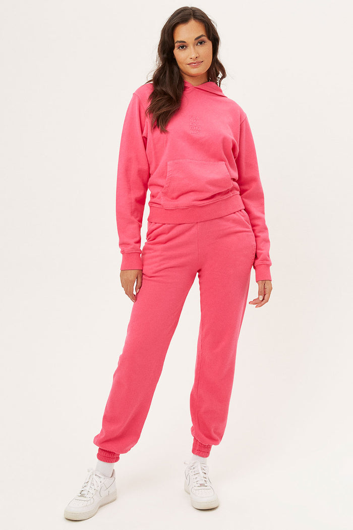 Aiden Rosewood Pink Oversized Hoodie