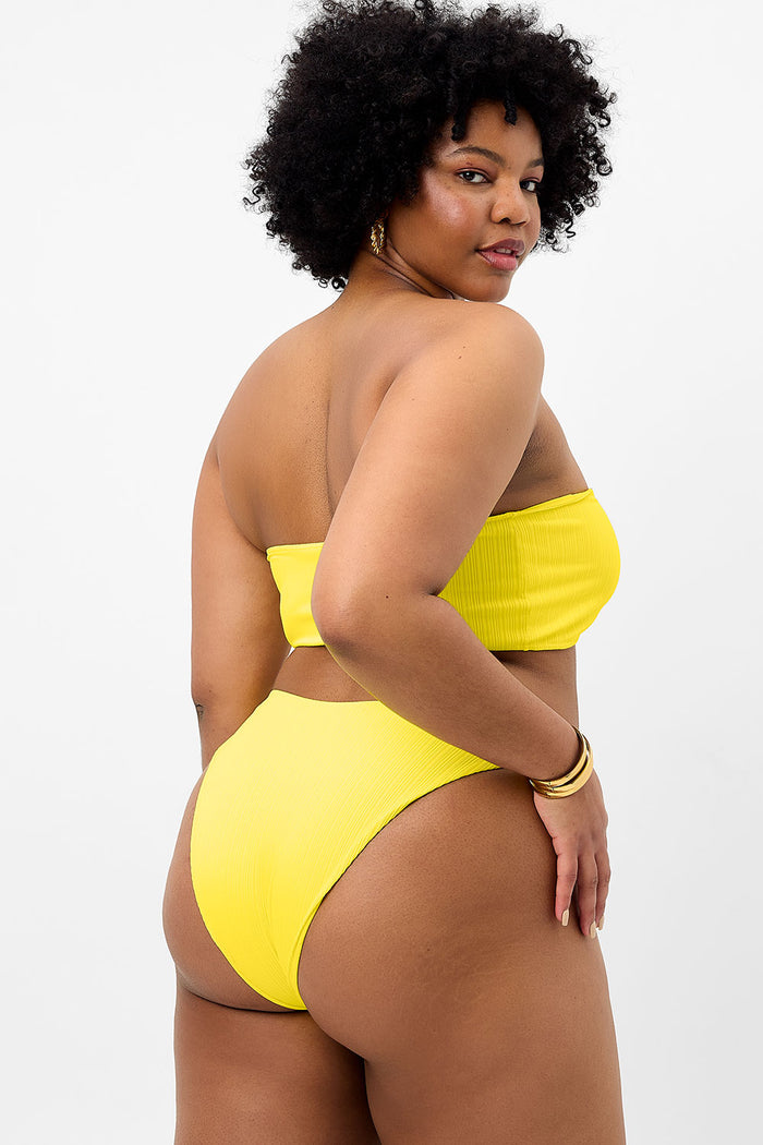 Anne Plissé Full Coverage Bikini Bottom Pina Colada XL