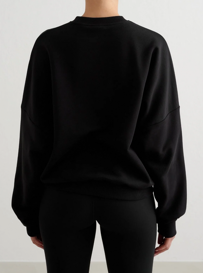 Apparel Terry Sweatshirt in Black