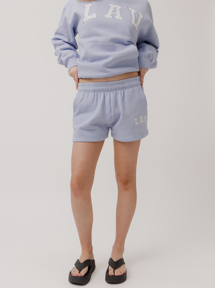 Applique Fleece Short