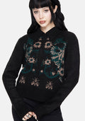 Aura Dragon Jacquard Collar Knit Sweater