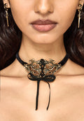 Aurelium Ornate Ribbon Choker