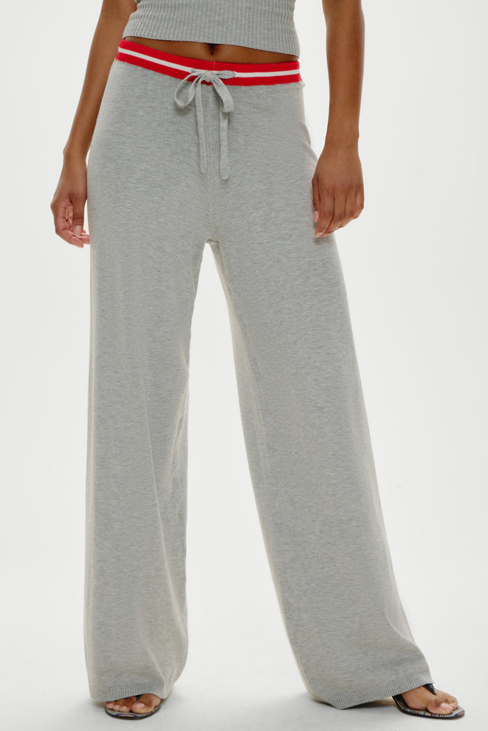 Barrymore Knit Pants - Mochi Stripe