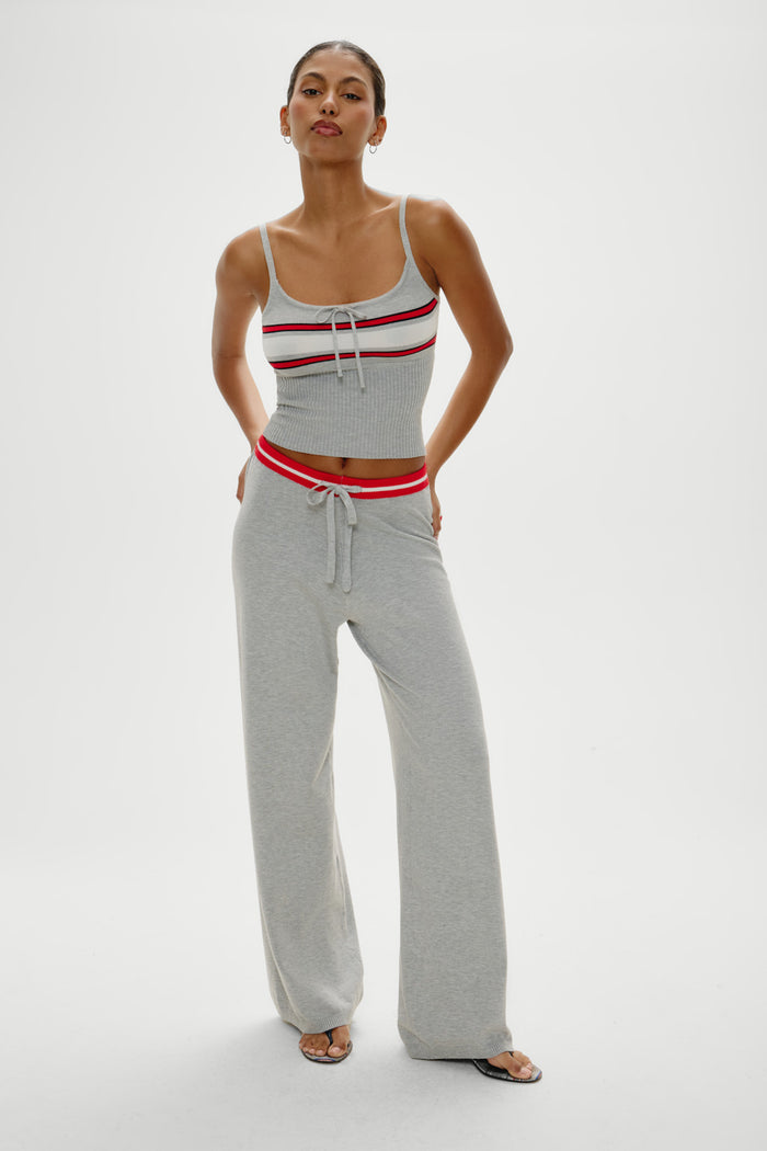 Barrymore Knit Pants - Mochi Stripe