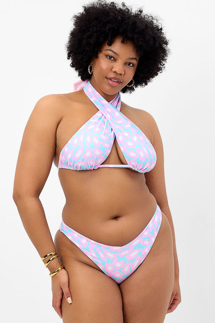 Bash Terry Halter Bikini Top Daisy Dream