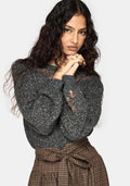 Beatrix Mushroom Embroidered Knit Sweater