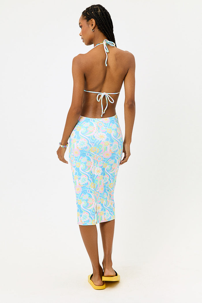 Benatar Terry Halter Dress Sunshower