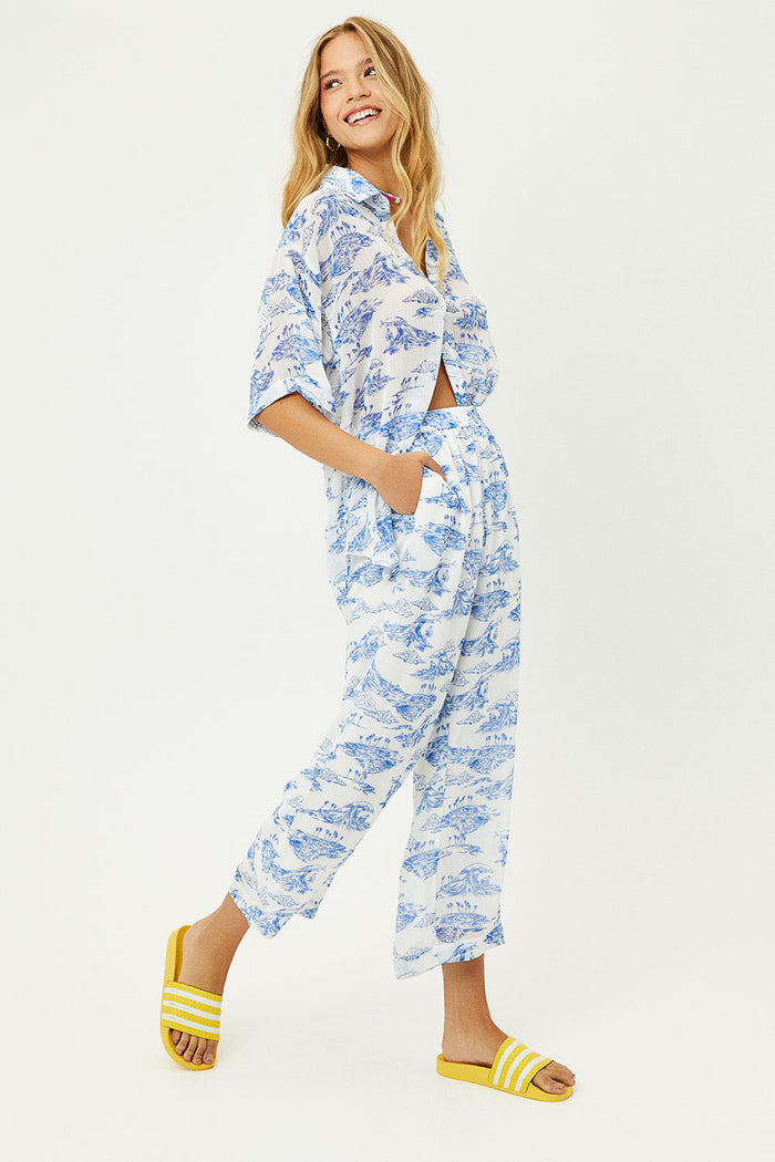 Bianca Surfer Dude Chiffon Pant