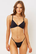 Binx Black Racer Back Triangle Top