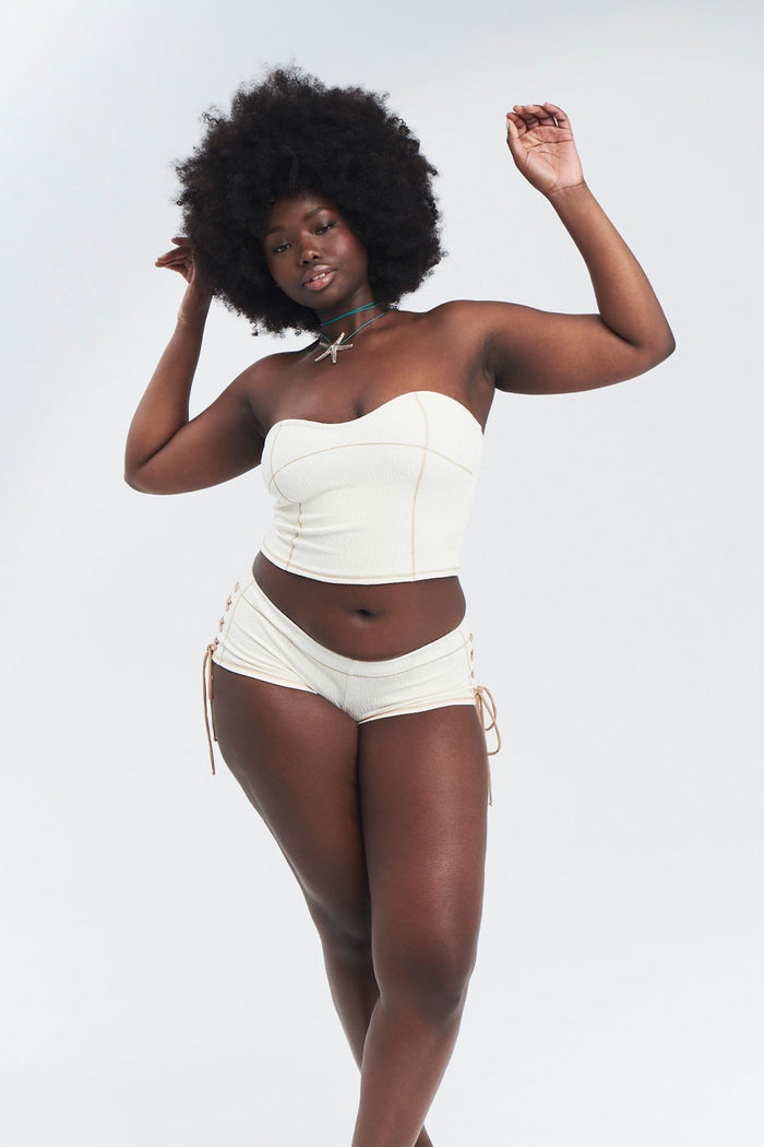 Blue Crush Full Coverage Boy Short Sandstorm