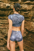 Bobbi Full Coverage Boy Short Blue Jean