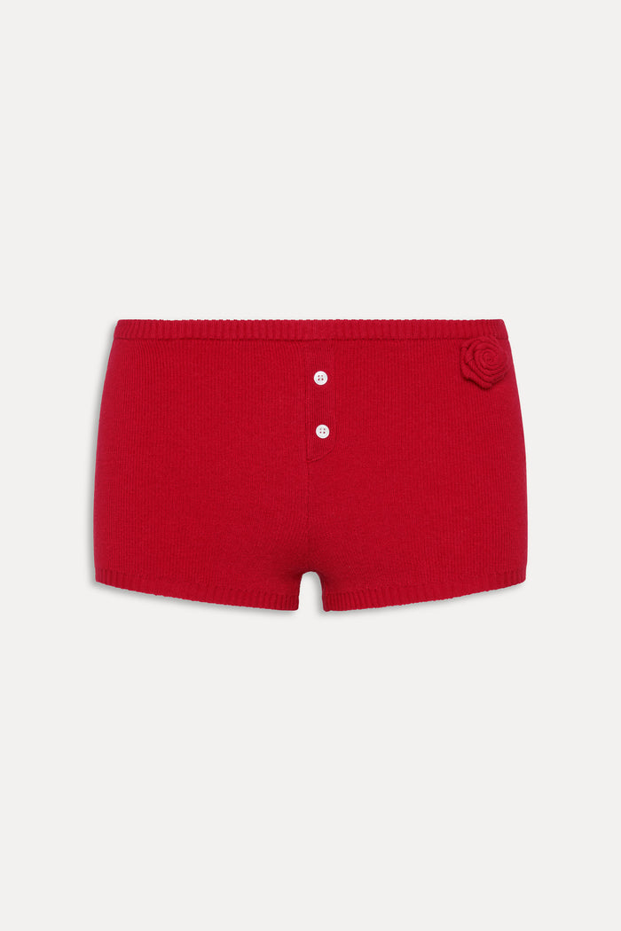 Bradley Knit Booty Shorts - Heartstrings