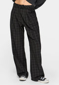 Brandi Check D-Ring Straight Leg Trouser