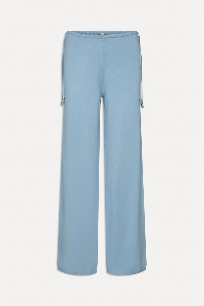 Breeze Low Rise Knit Pants - Blue Vanilla