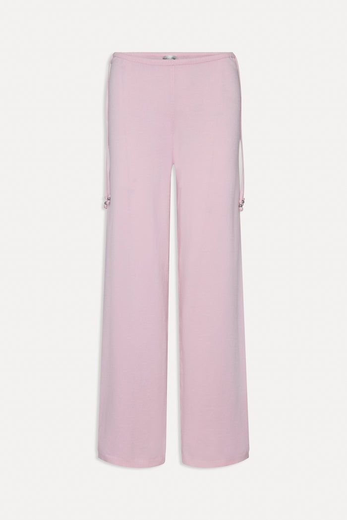 Breeze Low Rise Knit Pants - Strawberries & Cream