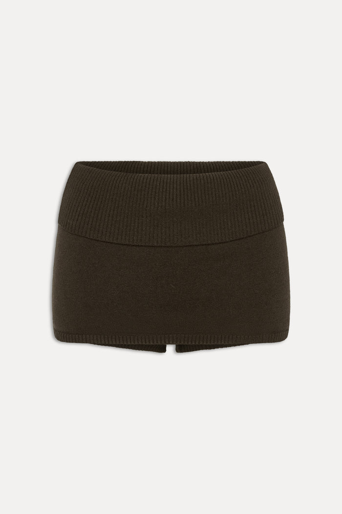 Briar Mini Skort - Chocolate Brown
