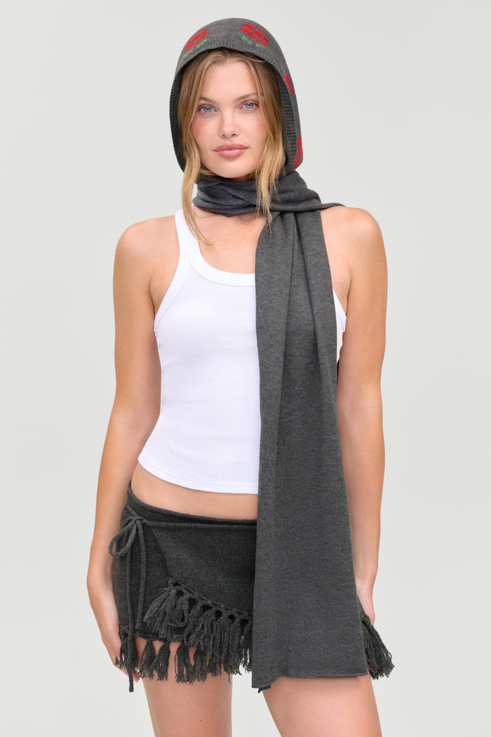 Brooks Knit Balaclava - Smoky Rose