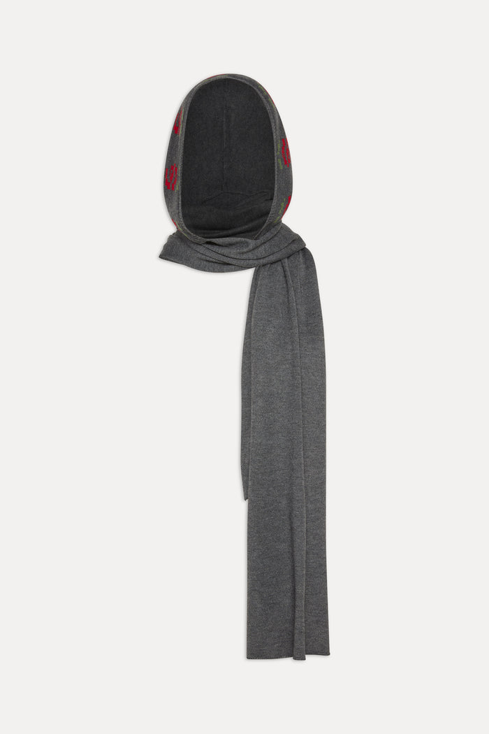Brooks Knit Balaclava - Smoky Rose