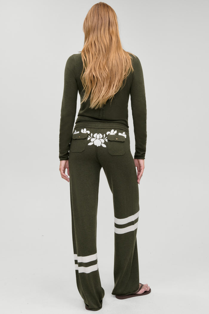 Calvin Knit Lounge Pant - Alpine Flower