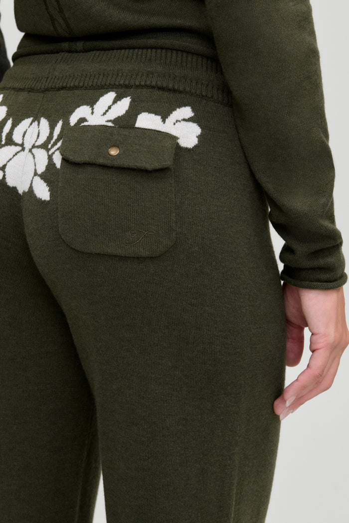 Calvin Knit Lounge Pant - Alpine Flower