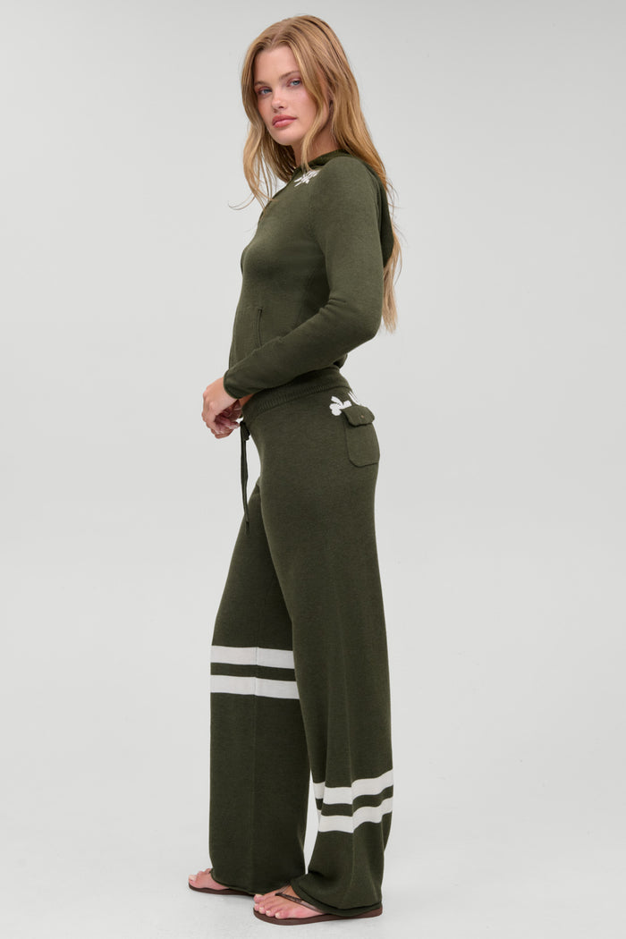 Calvin Knit Lounge Pant - Alpine Flower