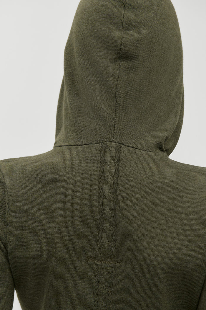 Calvin Knit Zip Up Hoodie - Alpine Flower