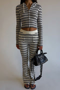 Camden Striped Knit Pants - Starlit Stripe