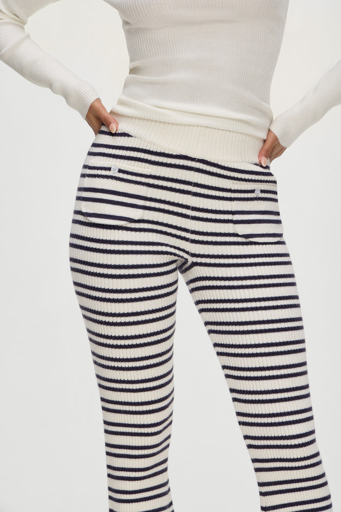 Camden Striped Knit Pants Starlit Stripe