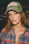Carolina Distressed Canvas Baseball Cap - Harvest