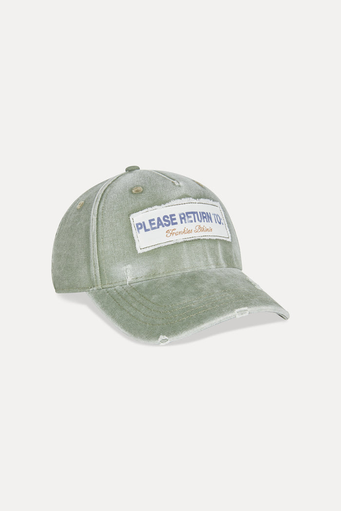 Carolina Distressed Canvas Baseball Cap - Harvest