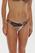 Catalina Reversible Bikini Bottom - Saddle Up
