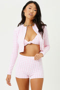 Cheri Pink Picnic Cardigan Sweater