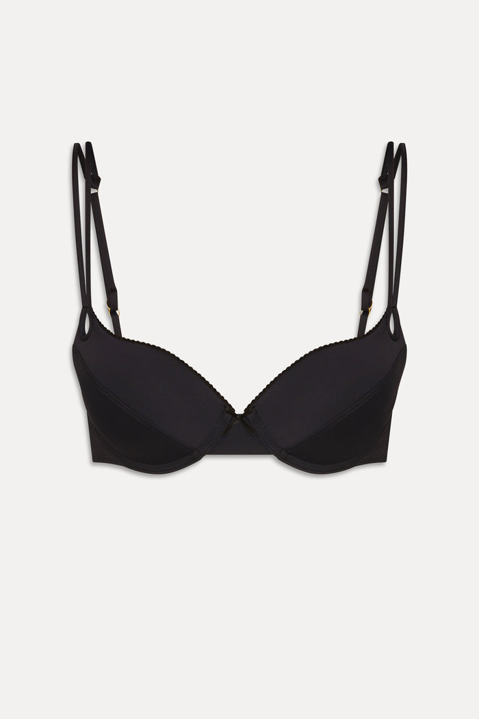 Cherish Push Up Bikini Top - Black