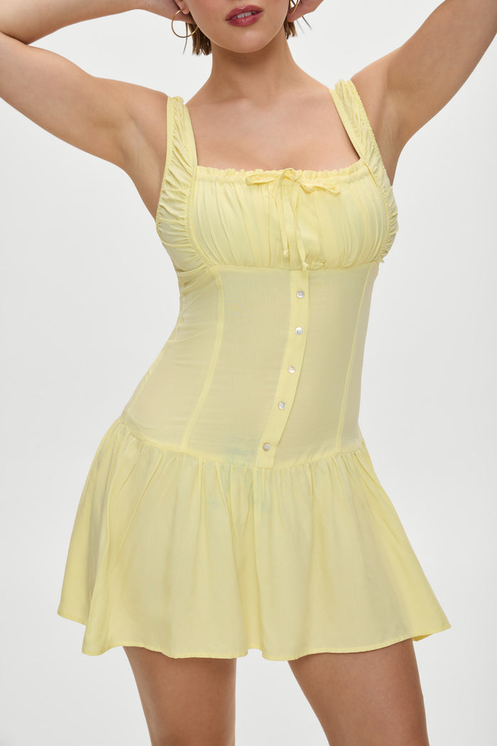 Christa Mini Dress Sunflower