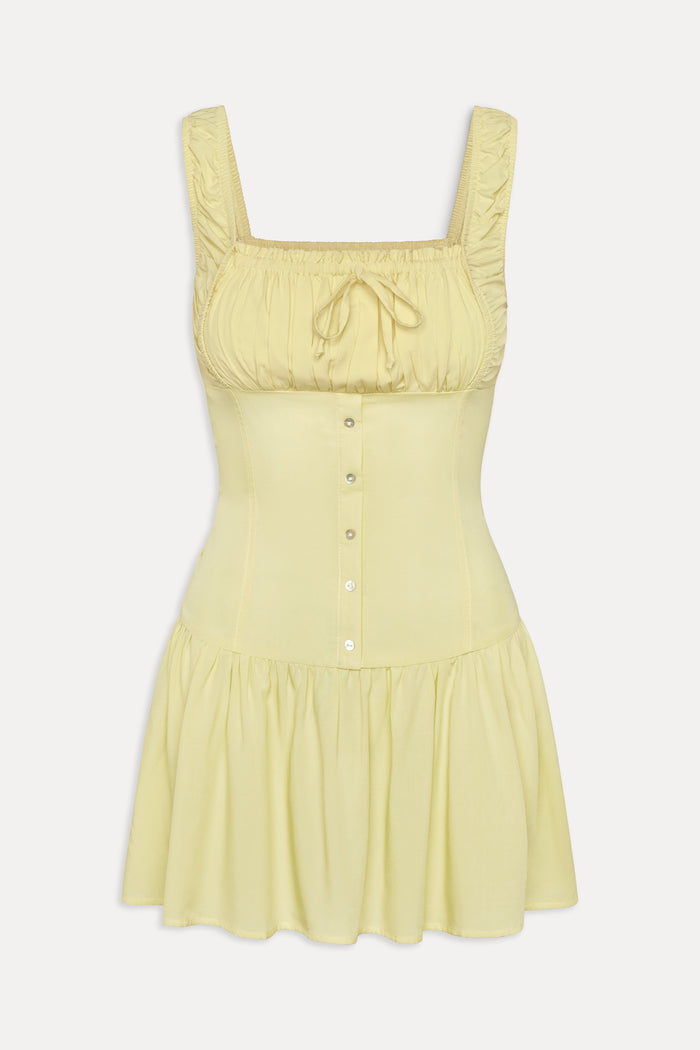 Christa Mini Dress Sunflower