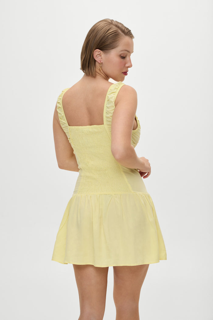 Christa Mini Dress Sunflower