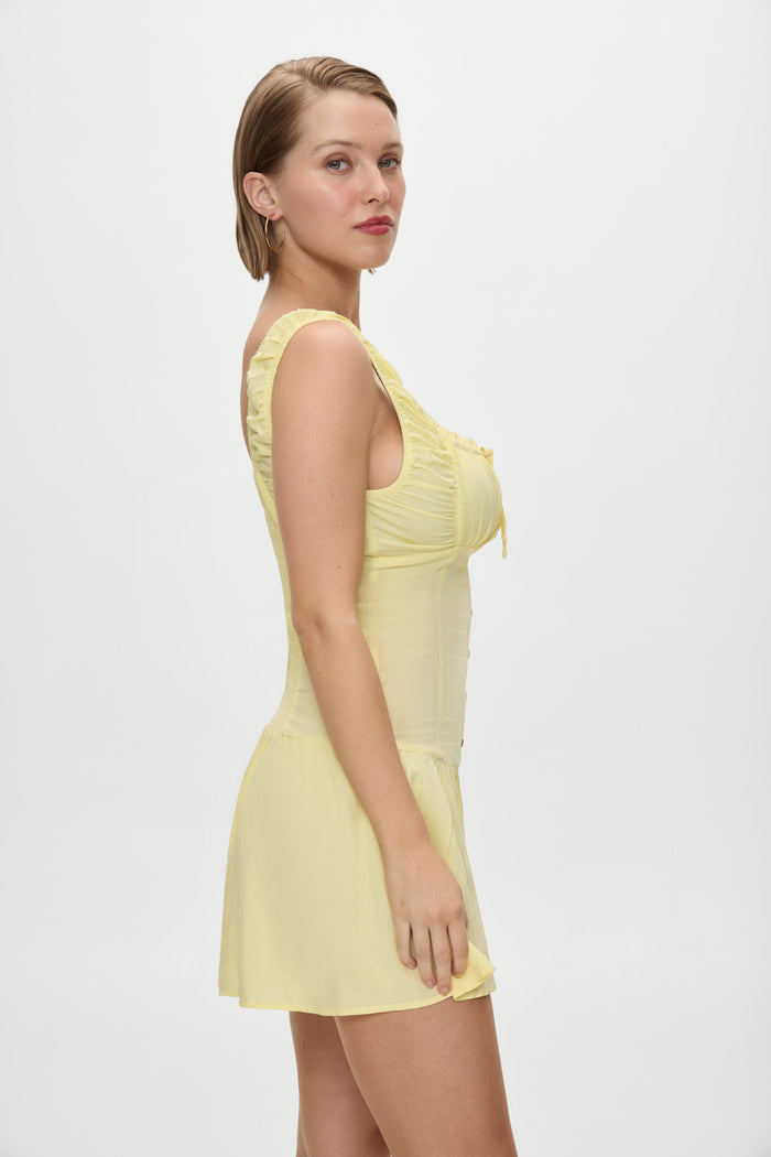 Christa Mini Dress Sunflower