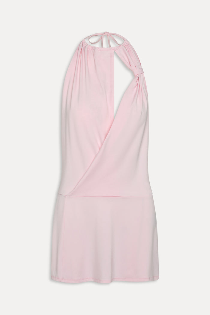 Cindy Wrap Mini Dress - Ballerina