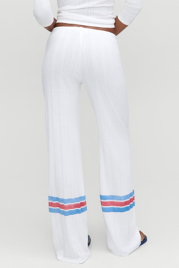 Class Act Relaxed Pointelle Pants - Book Club