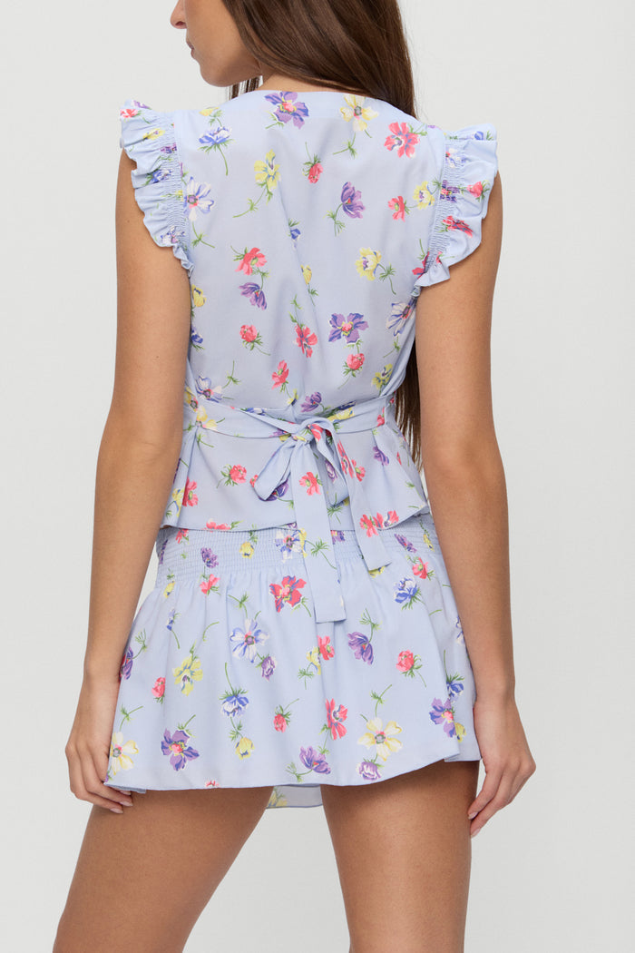 Clover Mini Skirt - Fresh Florals