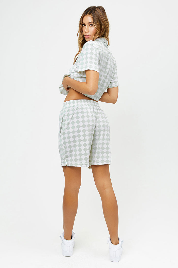Coco HB Diamond Velvet Shorts