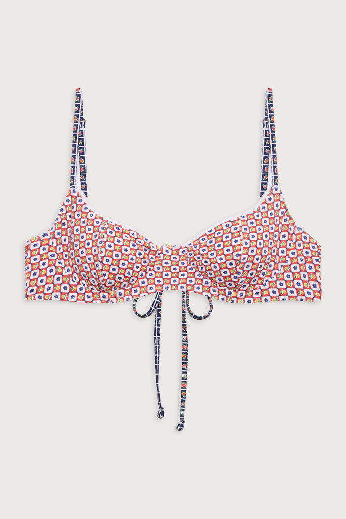 Cola Underwire Balconette Bikini Top - Farmhouse Florals Media 1 of 1