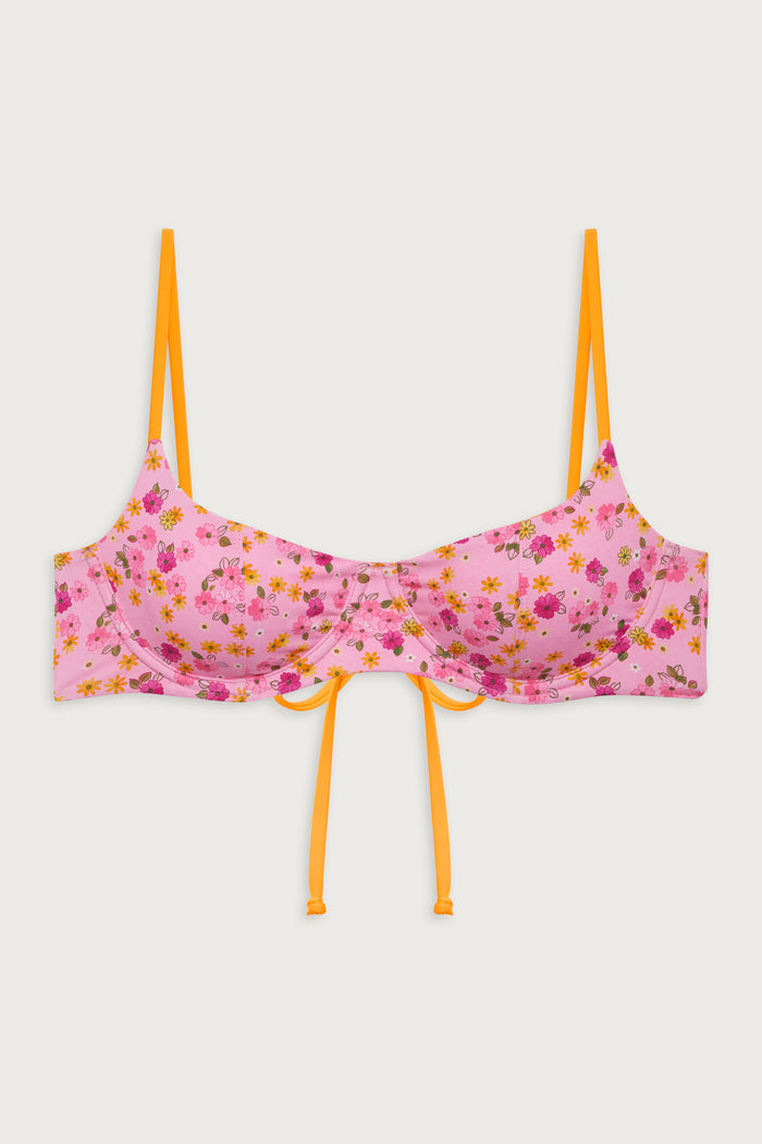 Cola underwire balconette bikini top queen's bath